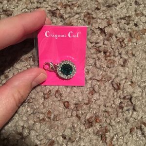 Origami Owl Emerald Dangle